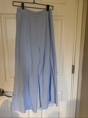 Offline by Aerie OTT Light Blue Wide Leg Lightweight Sweatpants Size M SHORT